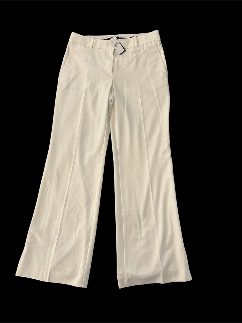 NWT Ann Taylor The Jayne Trouser Pants White - Size 6